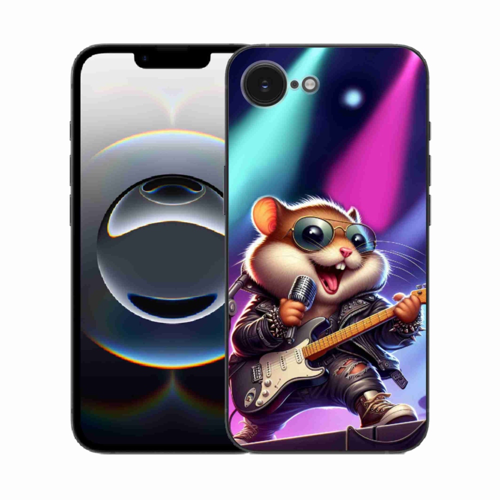 Zselés borítás mmCase iPhone 16e készülékhez - hörcsög hintaló