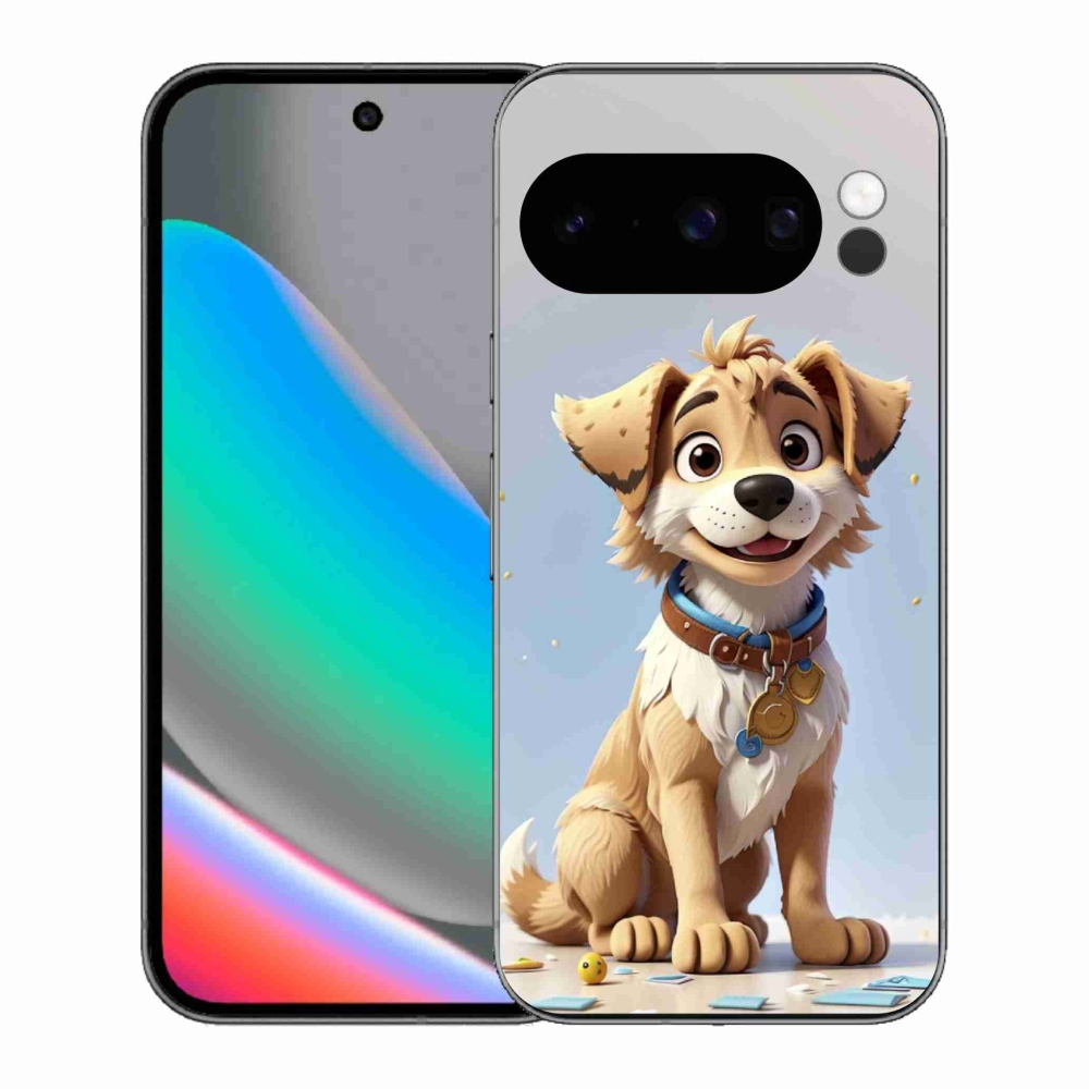 Zselés borítás mmCase a Google Pixel 10 Pro számára - rajzfilm kiskutya