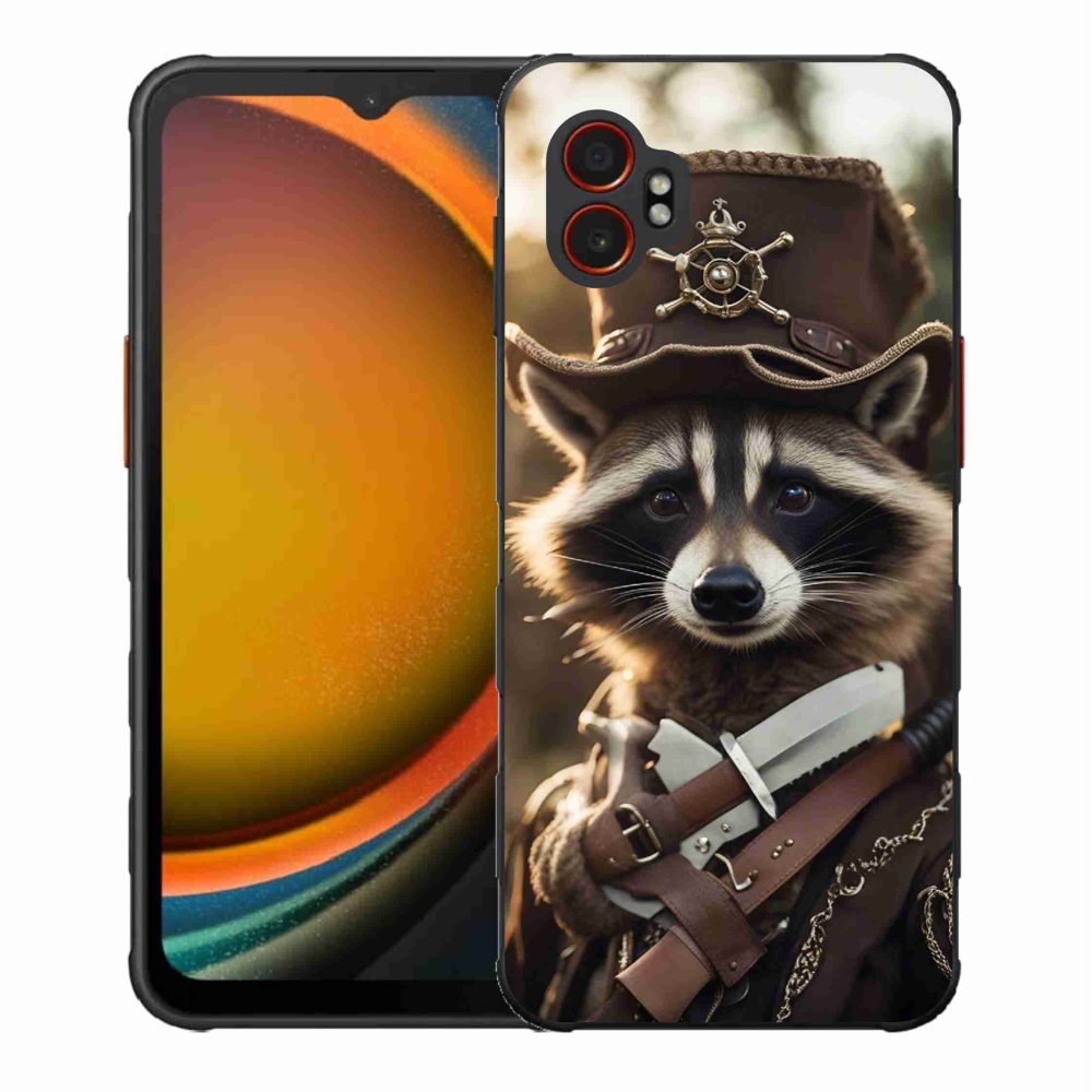 Zselés borítás mmCase Samsung Galaxy Xcover 7 Pro - mosómedve egyenruhában