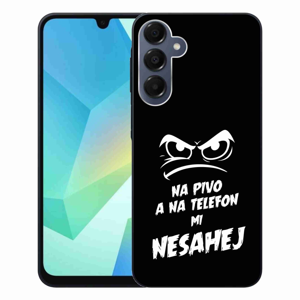 Gél borítás mmCase Samsung Galaxy A16 4G/5G - sör motívum 2 fekete háttérrel