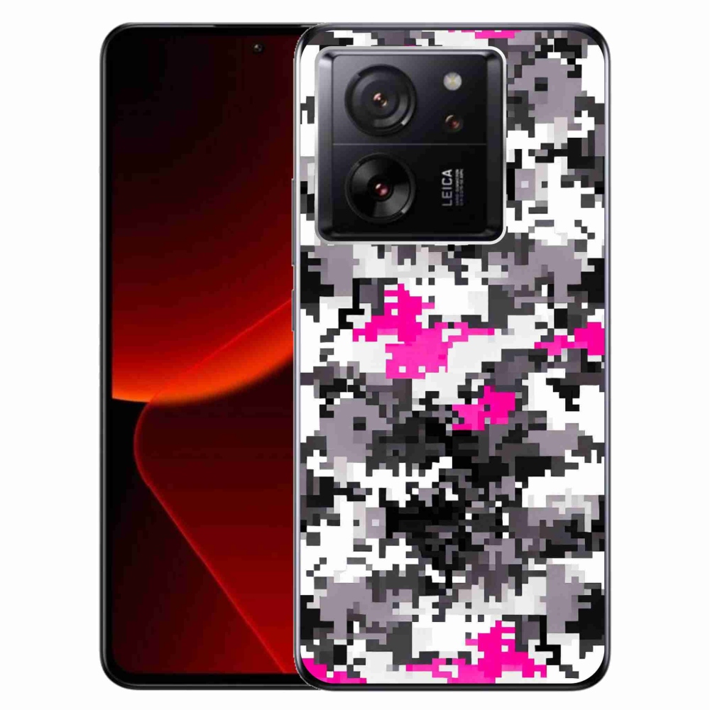 Gél borítás mmCase a Xiaomi 13T/13T Pro számára - álcázó minta 4