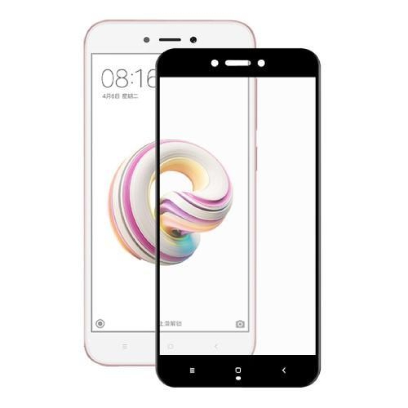 Teljes 3D teljes képernyő tartós üveg a Xiaomi Redmi 5A-n - fekete szegéllyel
