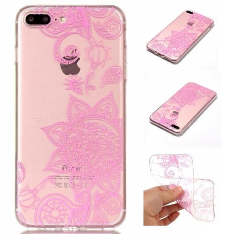 Vicces zselés tok iPhone 8 Plus és iPhone 7 Plus készülékhez - csipke