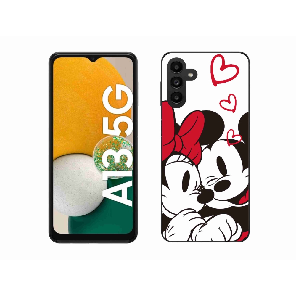 Zselés borítás mmCase Samsung Galaxy A13 5G - minnie és mickey