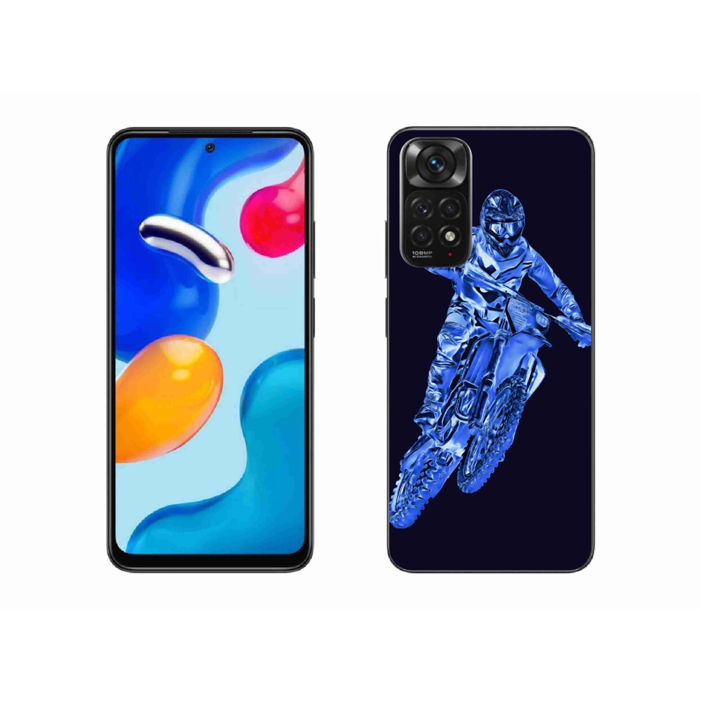Gél borítás mmCase a Xiaomi Redmi Note 11 4G-hez - motocross 1