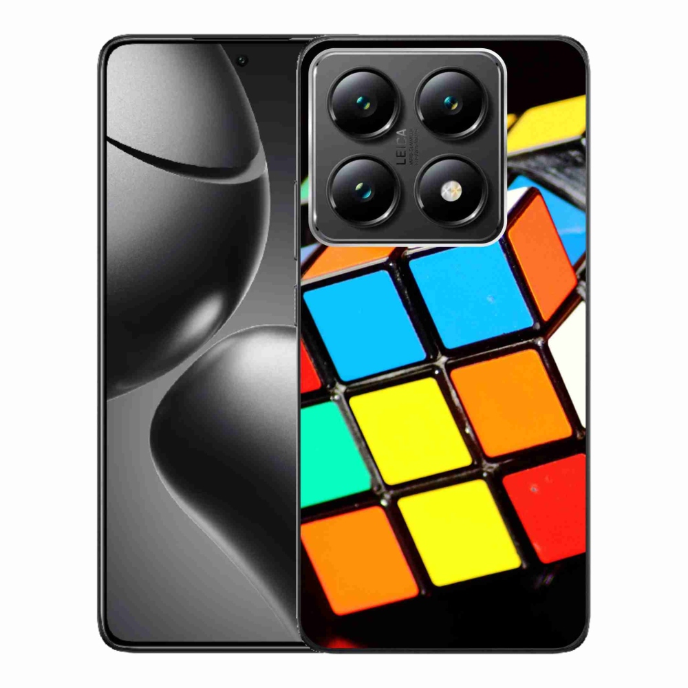 Gél borítás mmCase a Xiaomi 14T Pro számára - Rubik kocka