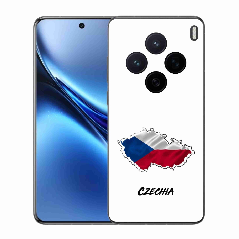 Zselés borító mmCase a Vivo X200 5G készülékhez - Csehország fehér háttér