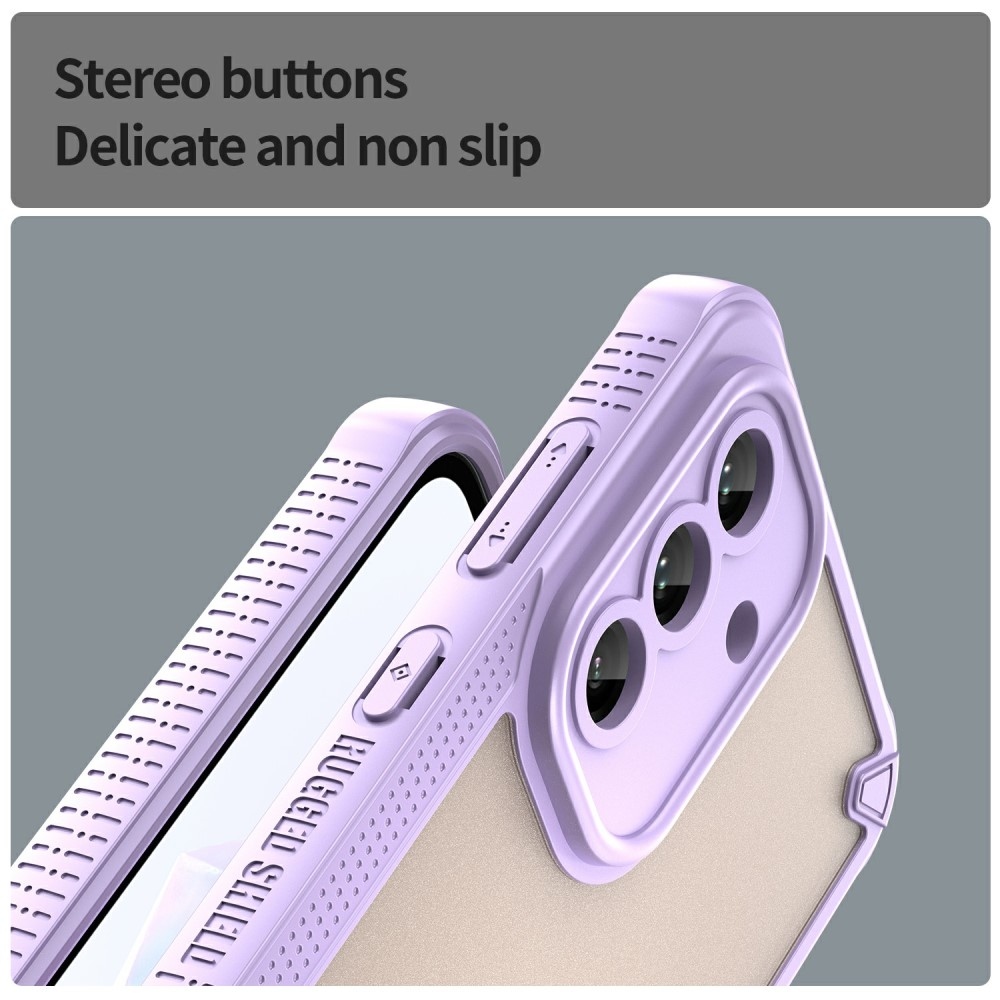 Fagyasztott tartós borítás Samsung Galaxy A36 5G készülékhez - lila