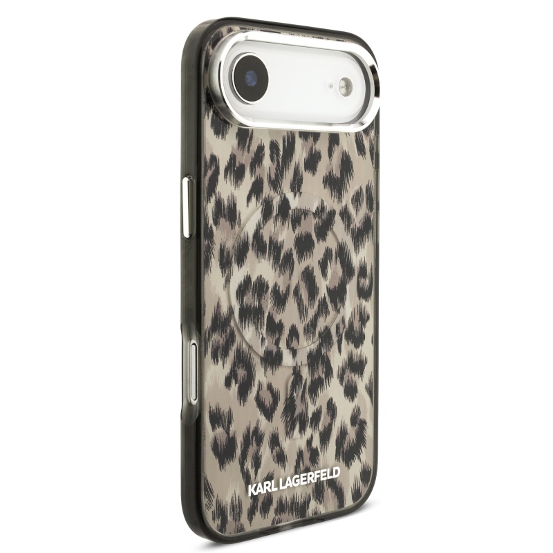 Karl Lagerfeld IML Leopard Leopard MagSafe hátsó borító iPhone Air barna színű készülékhez
