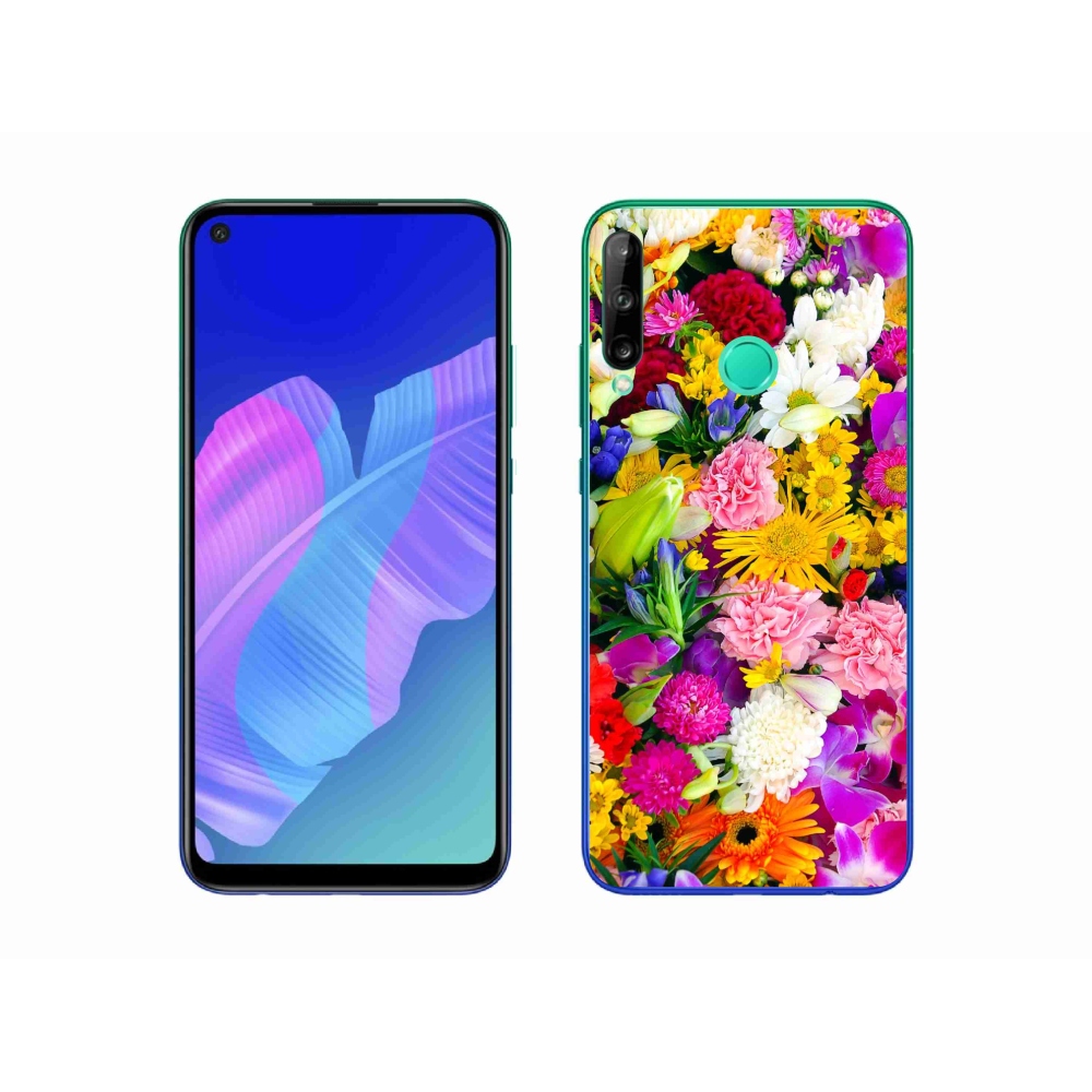 Zselés borítás mmCase a Huawei P40 Lite E számára - virág 12