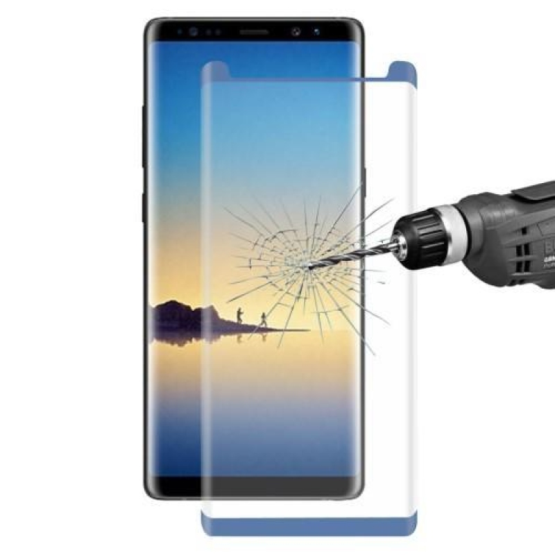 FXM4 teljes képernyős edzett üveg Samsung Galaxy Note 8-hoz - kék