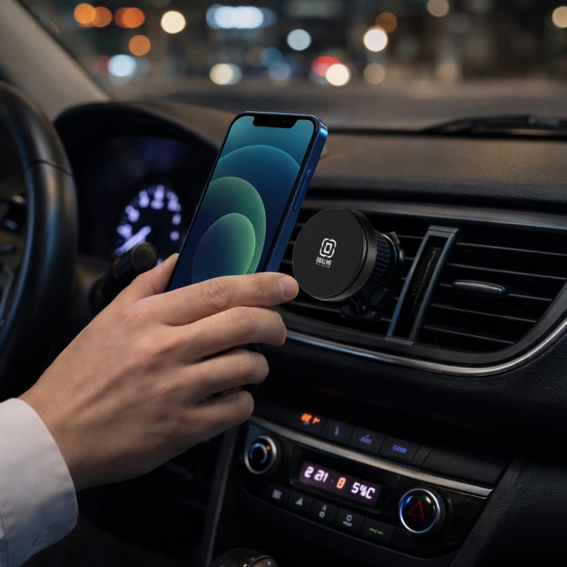 CSOMAG:ME MagNetix Core vezeték nélküli autós töltőtartó 15W Fekete