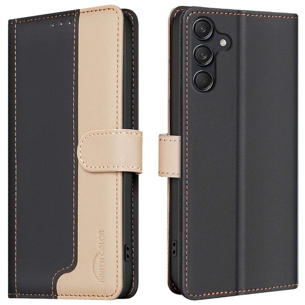 BNF DUO könyvtáska Samsung Galaxy A36 5G - fekete