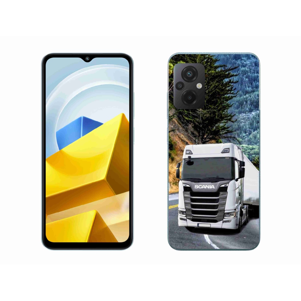 Gél borítás mmCase a Xiaomi Poco M5 4G-hez - teherautó 1