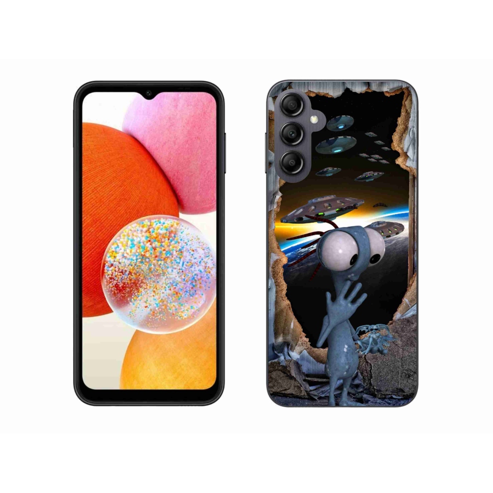 Gél borítás mmCase Samsung Galaxy A14 4G/5G - idegen - mmCase Samsung Galaxy A14 4G/5G számára