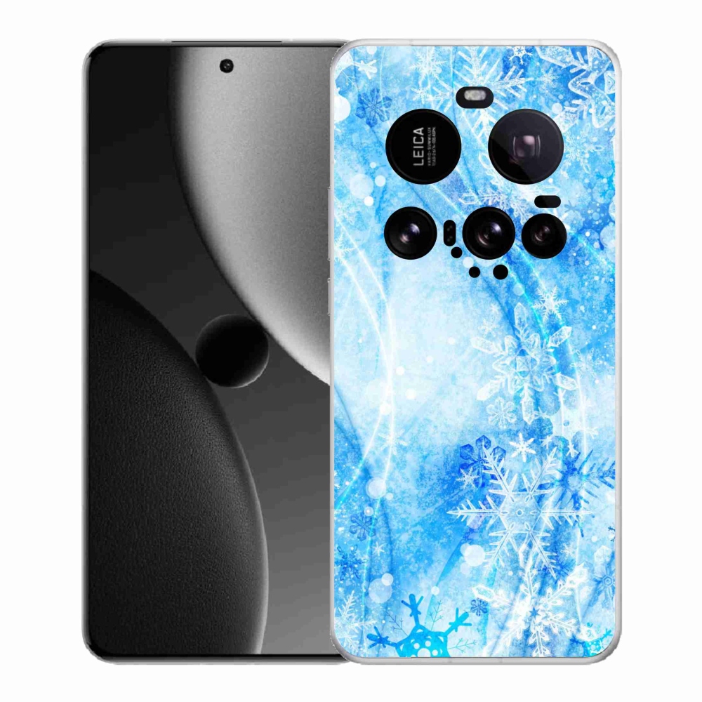 Gél borítás mmCase a Xiaomi 15 Ultra számára - hópelyhek