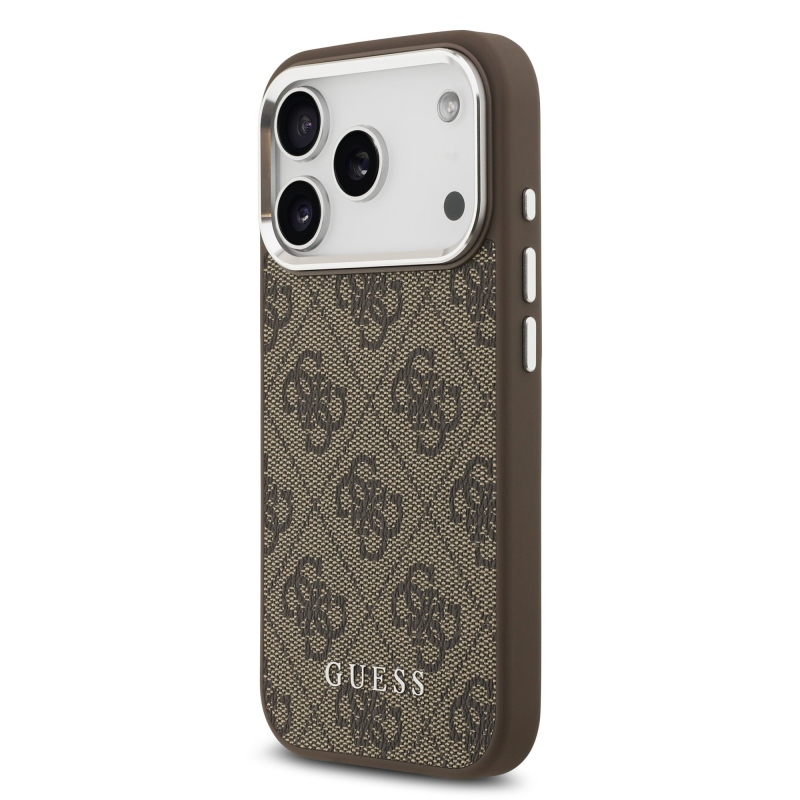 Guess 4G MagSafe hátlap iPhone 17 Pro barna színű készülékhez