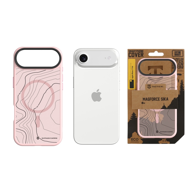 Taktikai MagForce Hyperstealth Sika borító iPhone 17 Air rózsaszín párduchoz