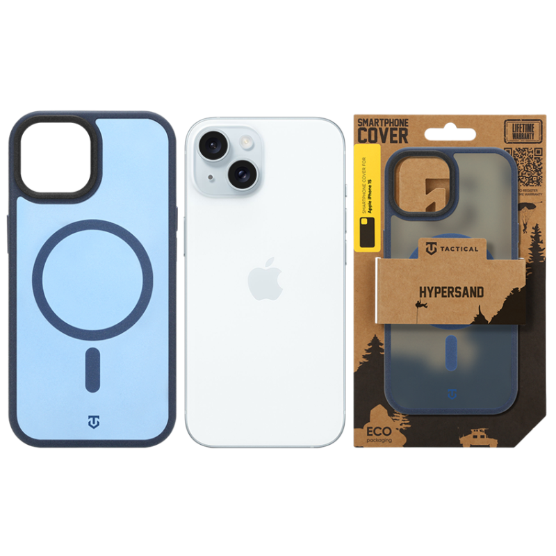 Tactical MagForce Hypersand tok az Apple iPhone 15-hez, mélykék