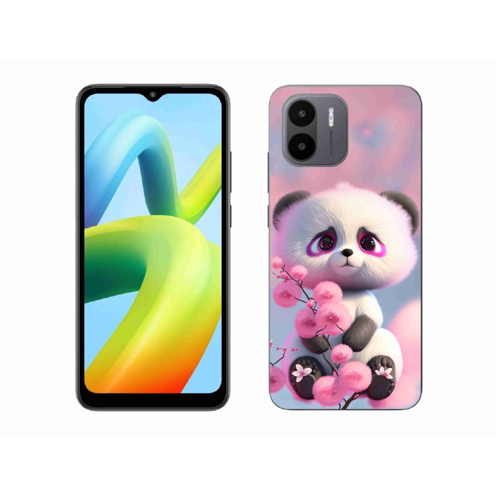 Gél borítás mmCase a Xiaomi Redmi A1/Redmi A2 - aranyos panda 1