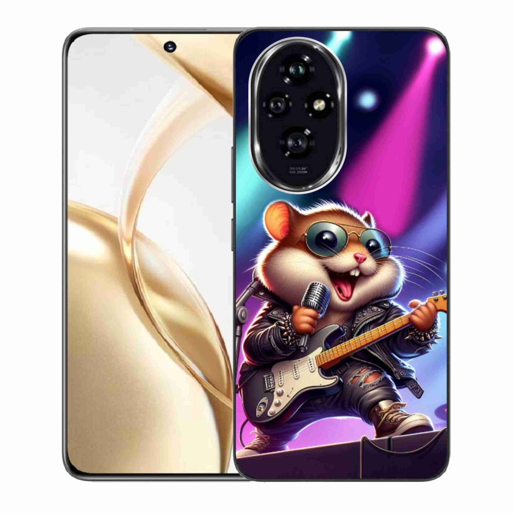 Zselés borítás mmCase a Honor 200 5G-hez - hörcsög hintaló