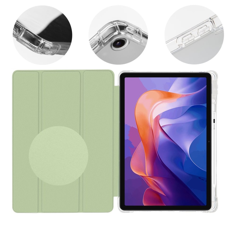 Csomag:ME MistyTab tok Xiaomi Redmi Pad 2 világoszöldhöz