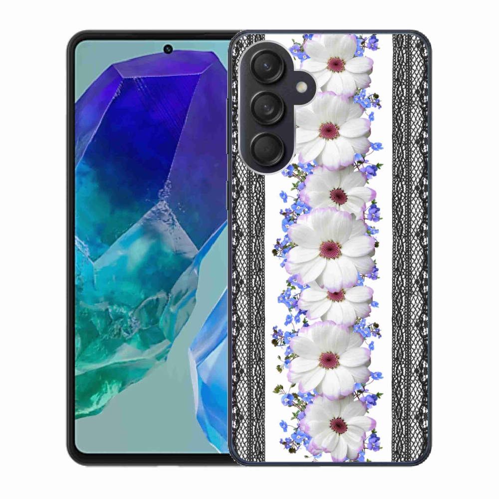 Gél borító mmCase Samsung Galaxy M55 5G - virágok 8