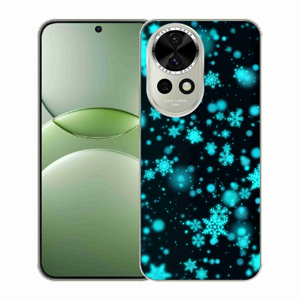 Gél borító mmCase a Huawei Nova 13 5G készülékhez - hópelyhek 1