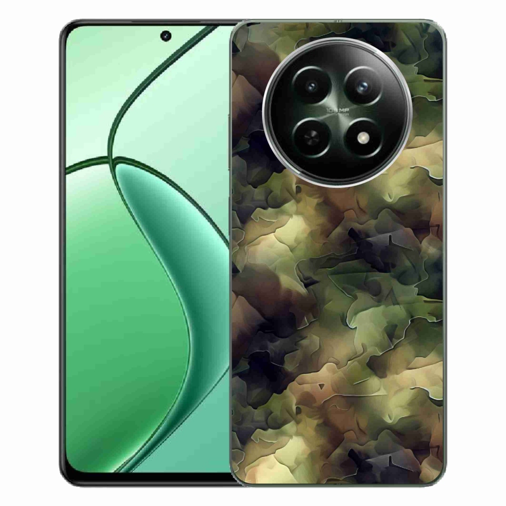 Zselés borítás mmCase a Realme 12 5G/12x 5G készülékhez - terepszínű minta 10