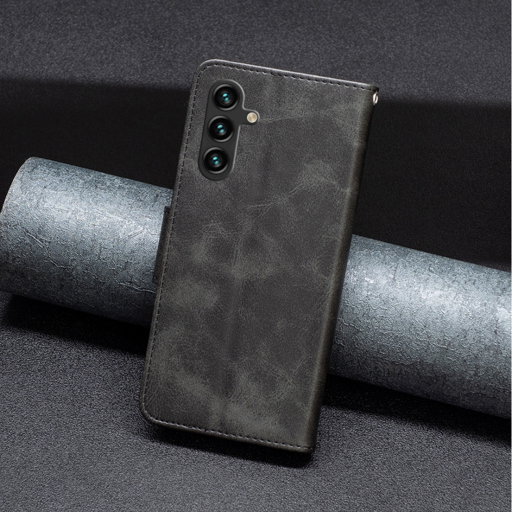 Könyvecske tok Samsung Galaxy S25 FE készülékhez - fekete