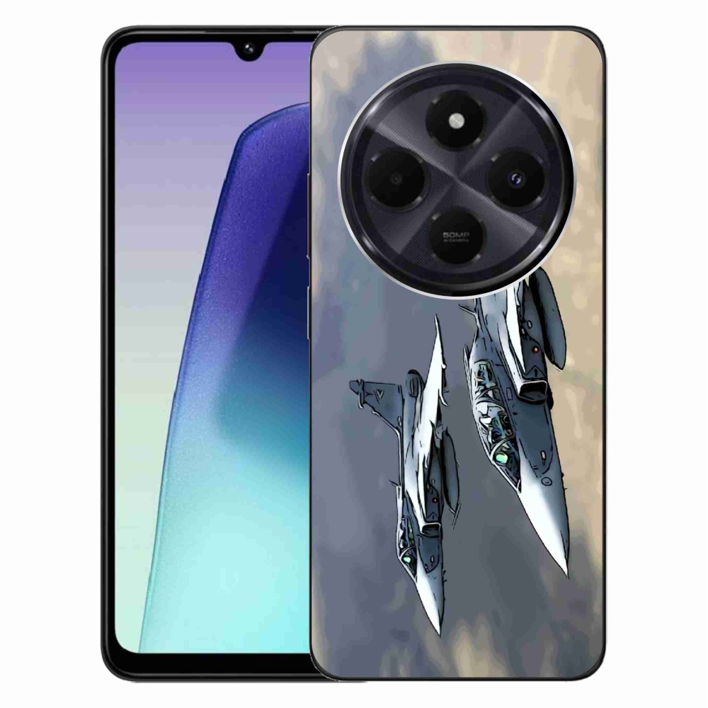 Gél borítás mmCase a Xiaomi Redmi 14C/Poco C75 számára - vadászrepülők