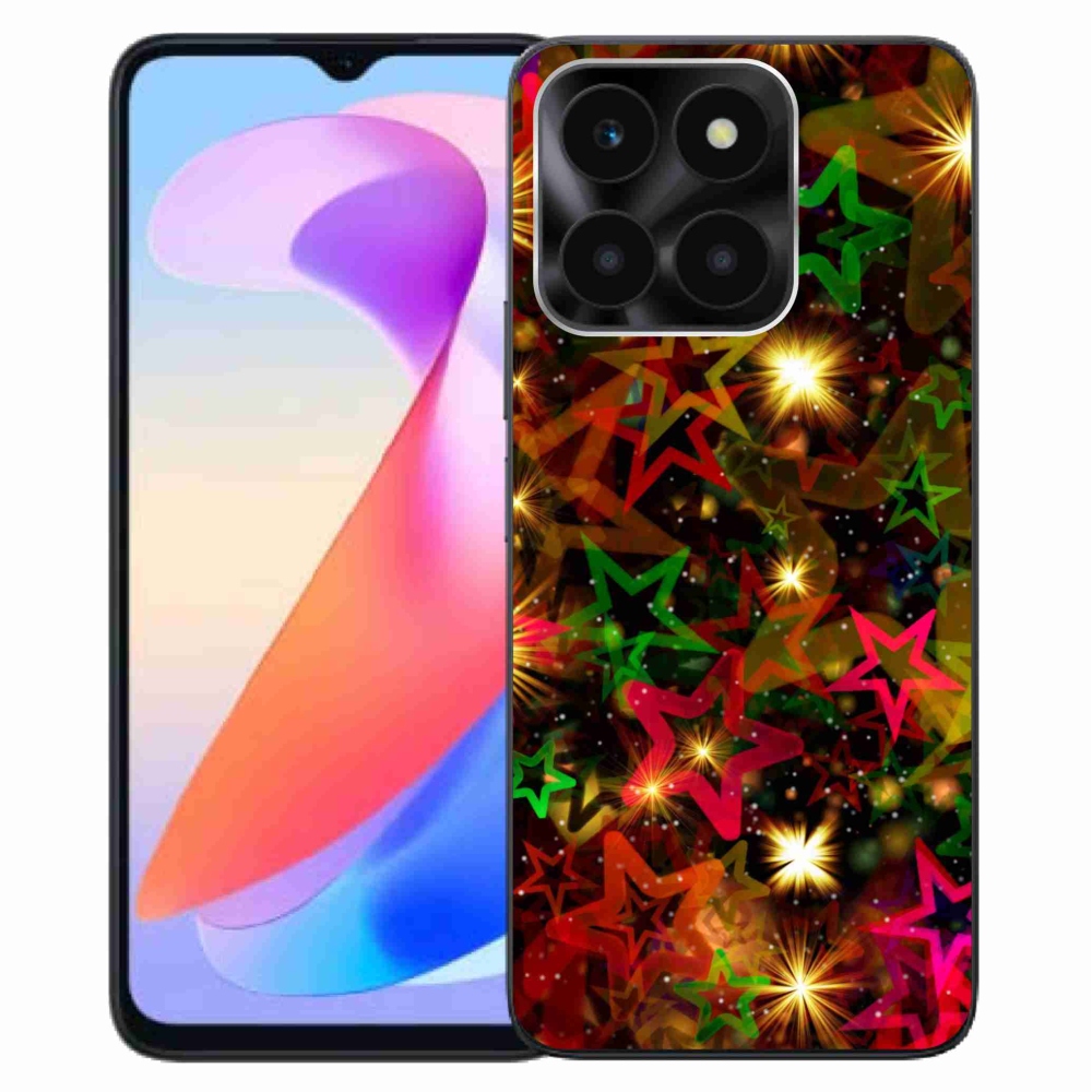 Zselés borítás mmCase a Honor X6a készülékhez - színes csillagok