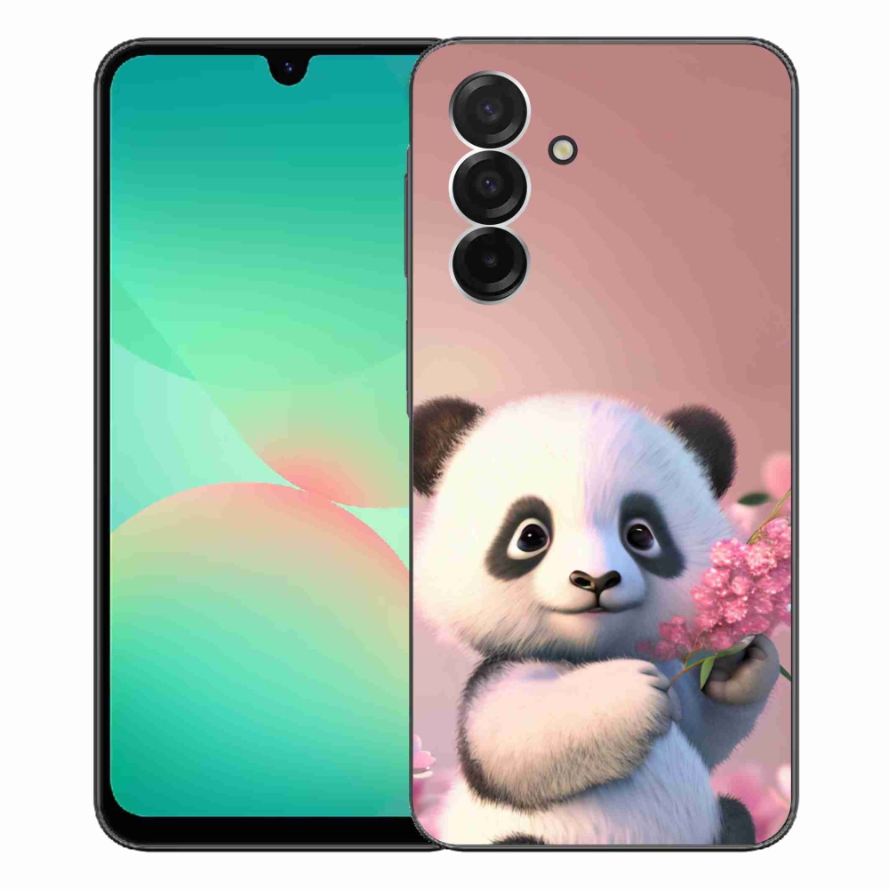 Gél borító mmCase Samsung Galaxy A26 5G - aranyos panda - Samsung Galaxy A26 5G számára