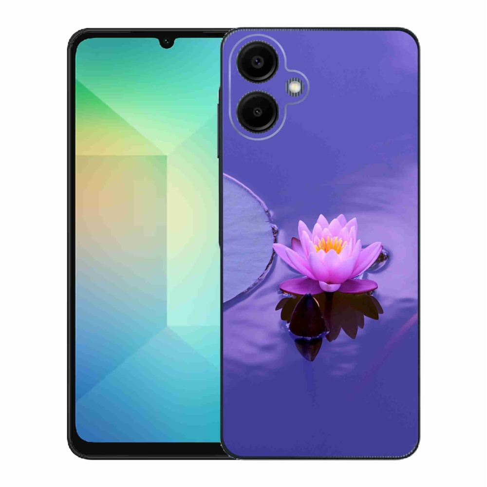 Gél borítás mmCase Samsung Galaxy A06 4G - virág a felületen