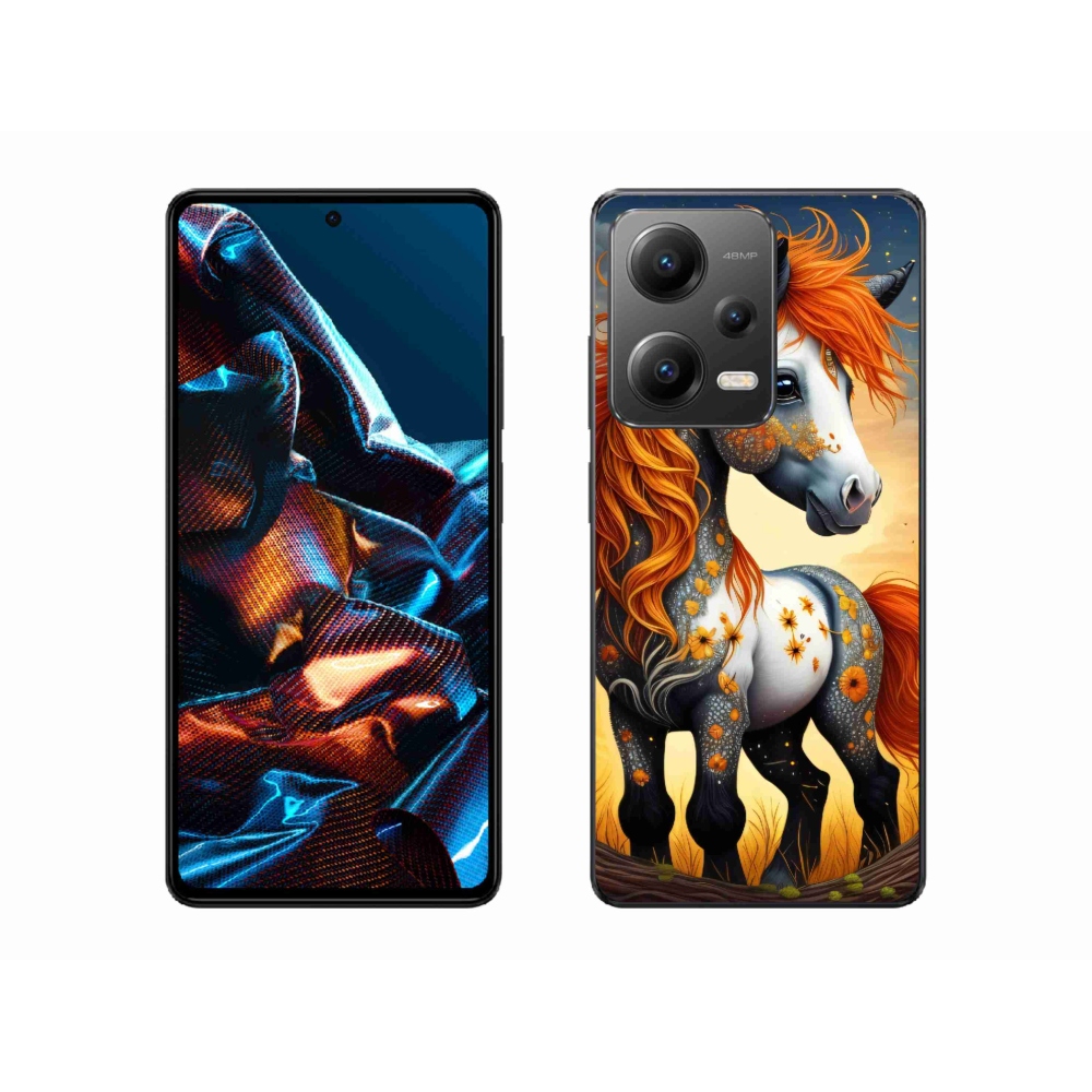Gél borítás mmCase a Xiaomi Redmi Note 12 Pro 5G számára - színes póni