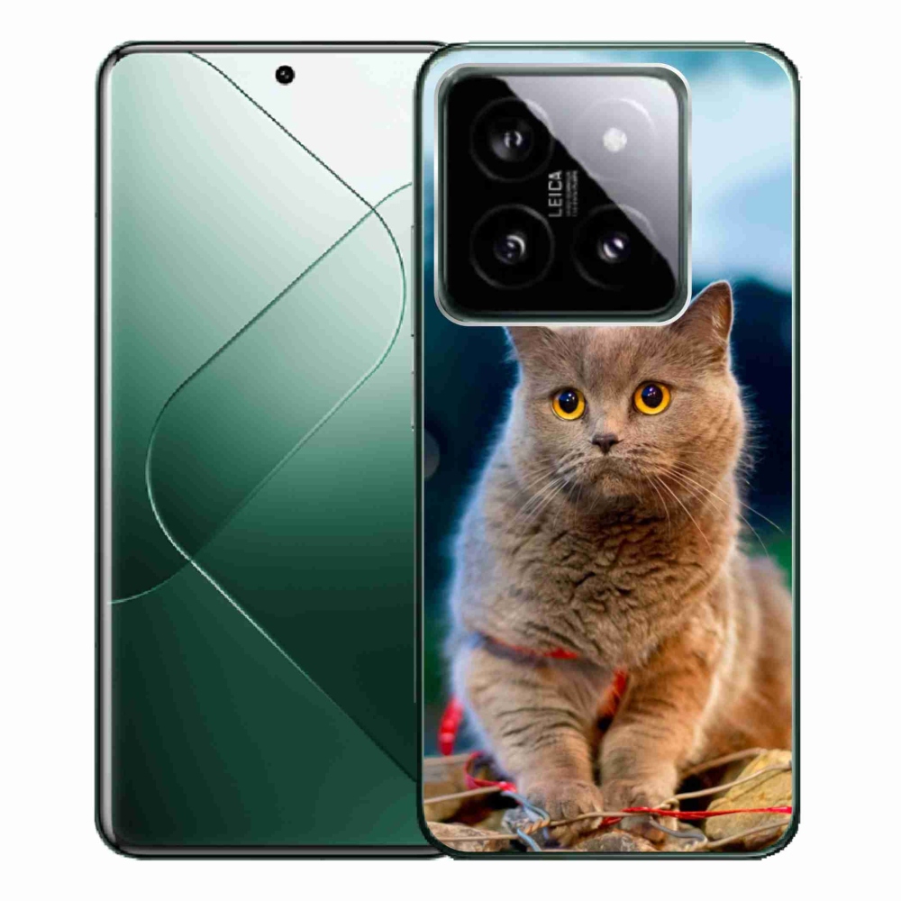 Gél borítás mmCase a Xiaomi 14 Pro-hoz - Brit kék 2