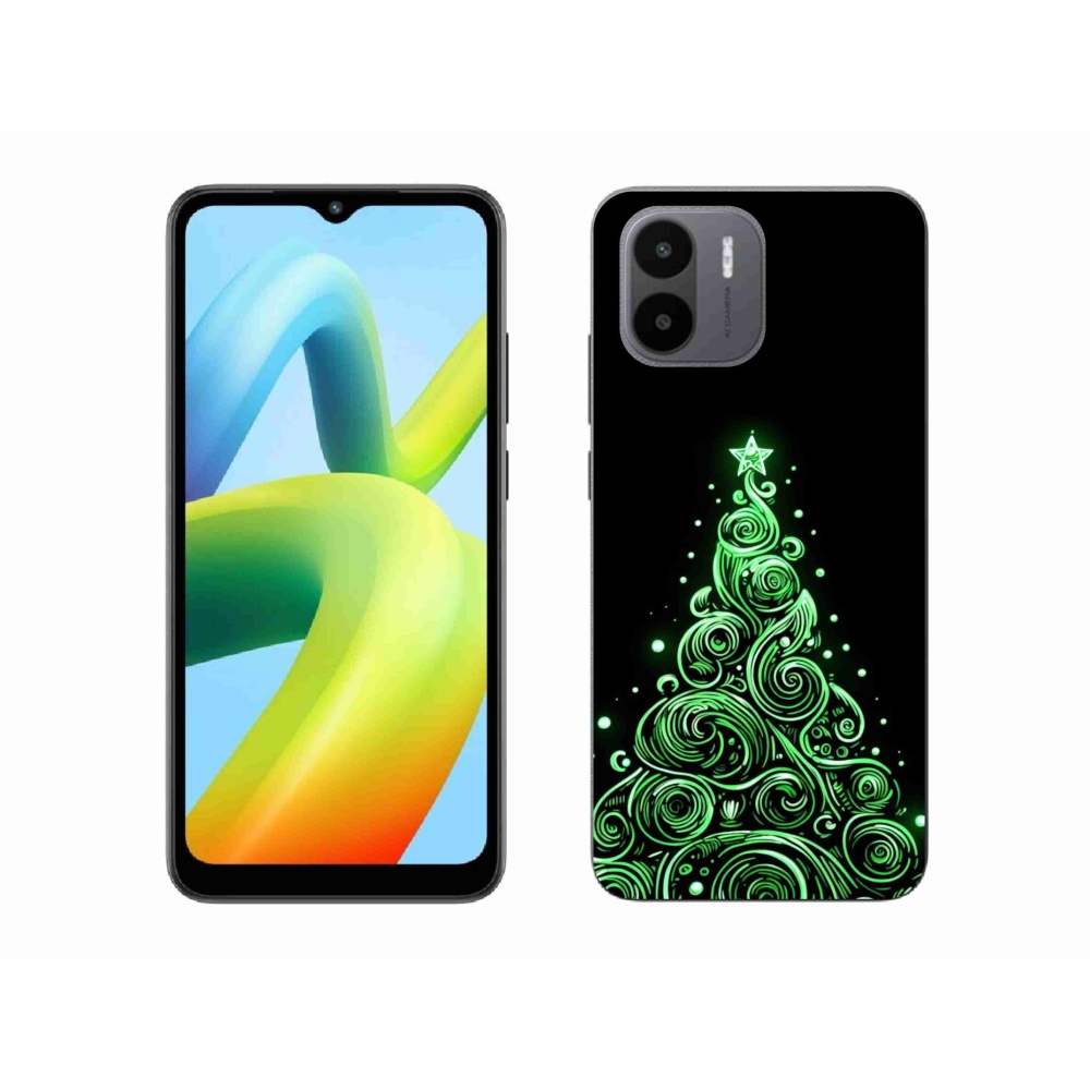 Gél borítás mmCase a Xiaomi Redmi A1/Redmi A2 - neon karácsonyfa 3
