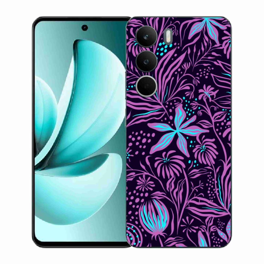 Zselés borítás mmCase a Realme C71 készülékhez - virágok 2