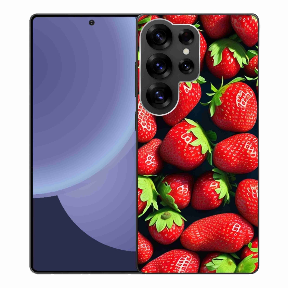 Gél védőhuzat mmCase Samsung Galaxy S25 Ultra készülékhez - eper