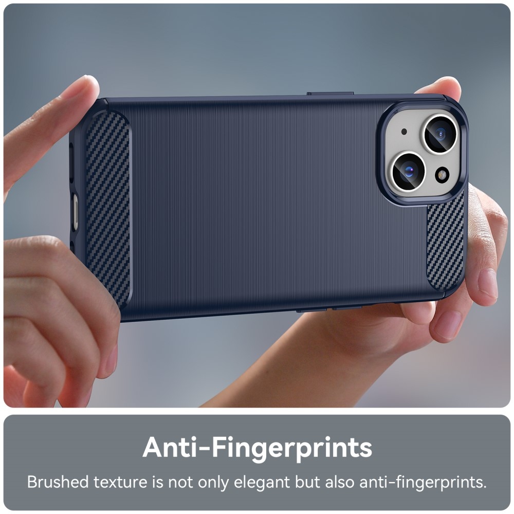 Szénálló zselés tok iPhone 15 készülékhez - kék