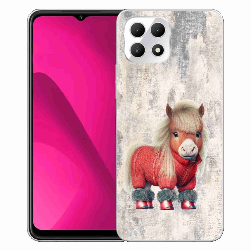 Zselés borítás mmCase a T-Mobile T Phone 2 készülékhez - póni pulóverben