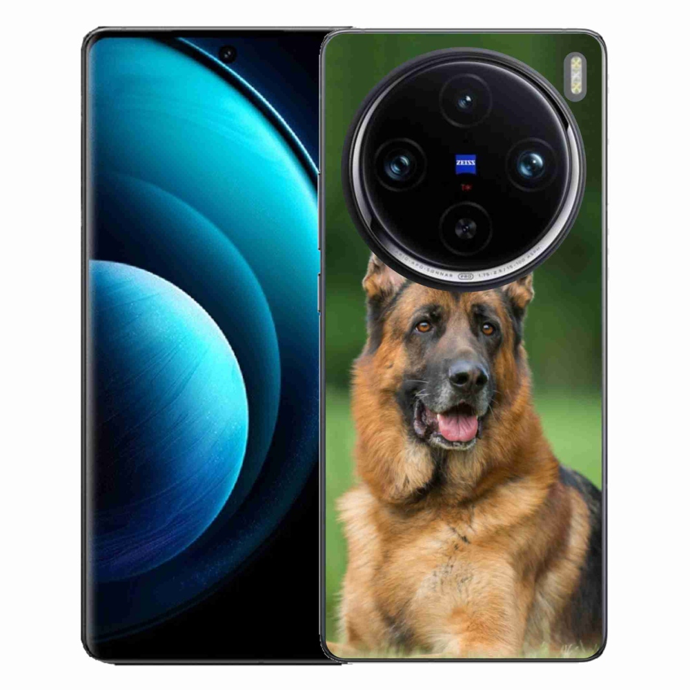 Zselés borítás mmCase a Vivo X100 Pro 5G készülékhez - Német juhászkutya