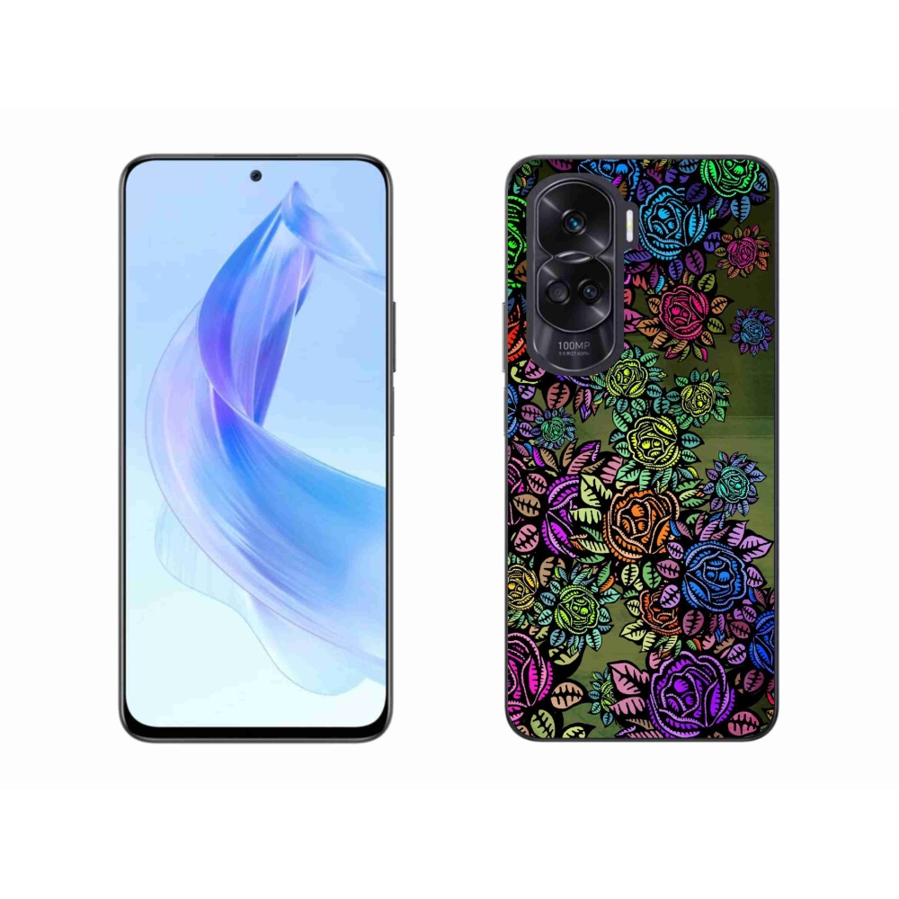 Gél borító mmCase a Honor 90 Lite készülékhez - virágok 6
