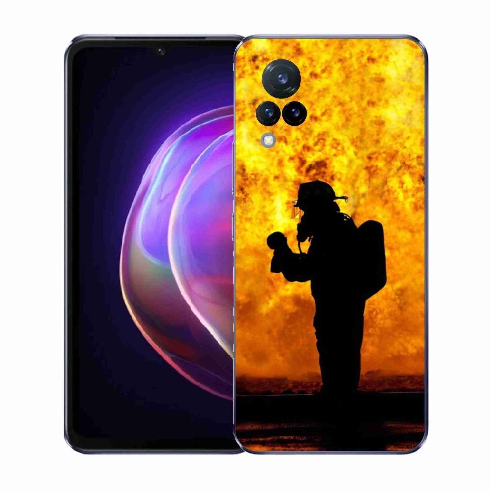 Gél borítás mmCase a Vivo V21 4G/5G - tűzoltó Vivo V21 4G/5G - tűzoltó