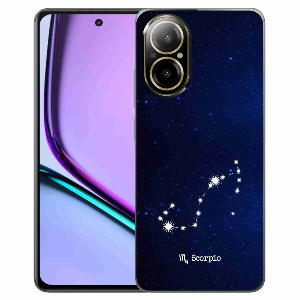 Gél borítás mmCase a Realme C67 készülékhez - csillagkép Skorpió