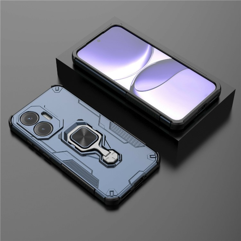 Lyukálló borítás a Xiaomi Poco F7 5G készülékhez - kék