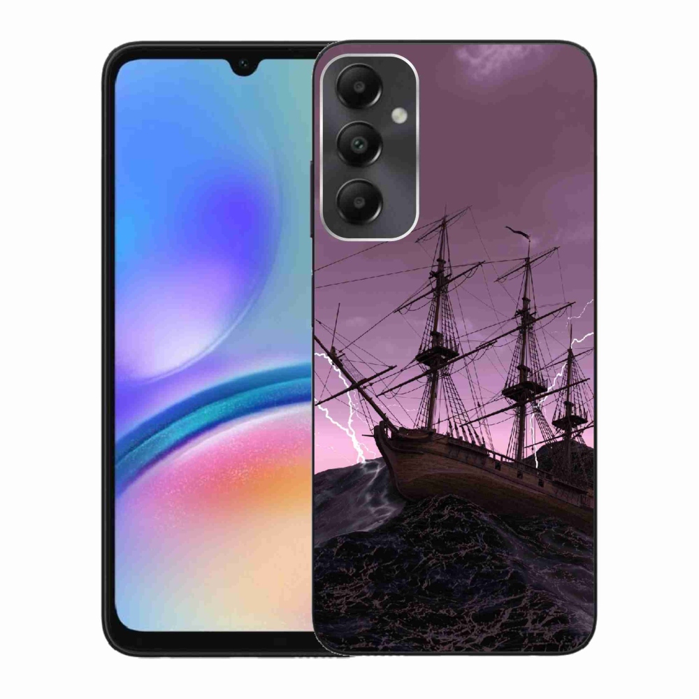 Zselés borítás mmCase Samsung Galaxy A05s készülékhez - hajó a viharban