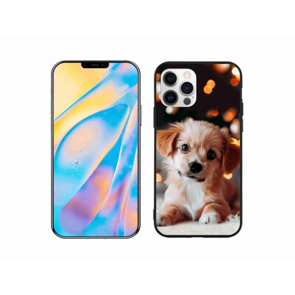 Zselés borítás mmCase iPhone 12 készülékhez - kölyökkutyakék