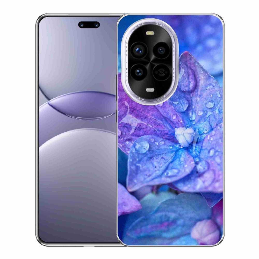 Gél borítás mmCase a Huawei Nova 13 Pro 5G számára - lila virág