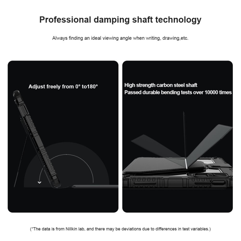 Nillkin Bumper Link billentyűzet tok (háttérvilágításos verzió) iPad 10.9 2022 Fekete